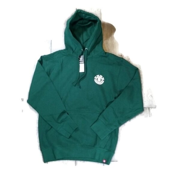 Element Men's Hoodie Size S Sunflower Green Fleece - Picture 2 of 7